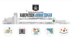 Desktop Screenshot of lomboktengahkab.go.id